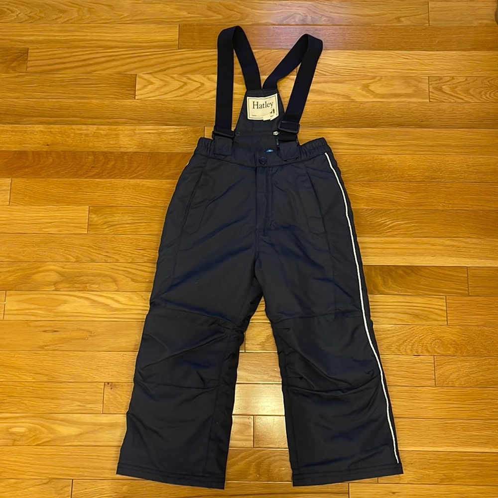 Hatley snow pants navy blue